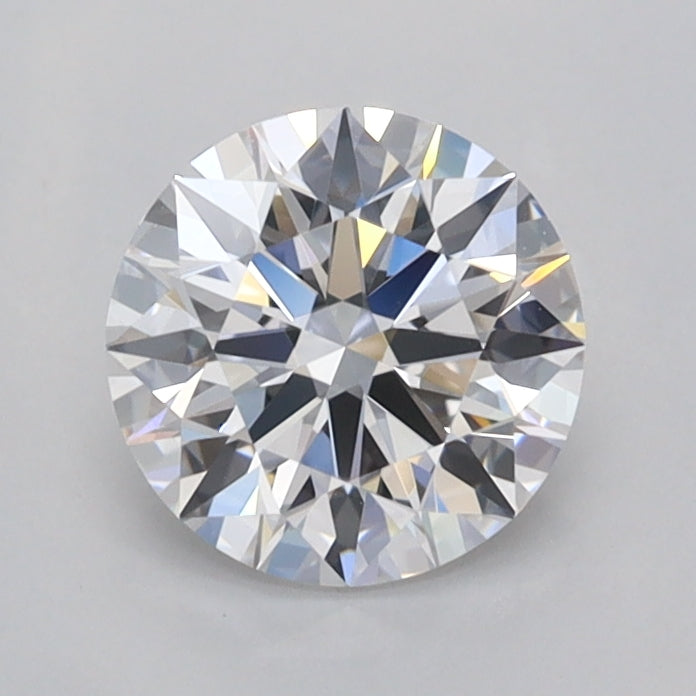 1.02 Carat Round Shaped, Ideal Cut, D Color, FL Clarity, IGI Certified Lab Grown Diamond