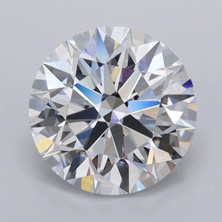 1.57 Carat Round Shaped, Ideal Cut, D Color, FL Clarity, IGI Certified Lab Grown Diamond