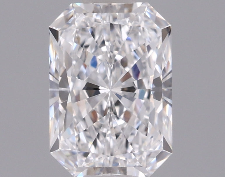 0.94 Carat Radiant Shaped, Ideal Cut, D Color, IF Clarity, IGI Certified Lab Grown Diamond