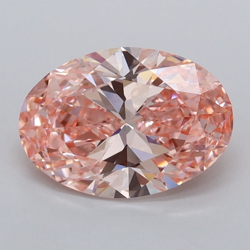 1.52 Carat Oval Shaped, Ideal Cut, VVS2 Clarity, IGI Certified Lab Grown Diamond