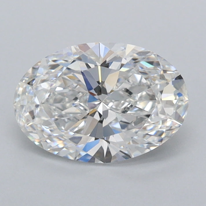 1.04 Carat Oval Shaped, Ideal Cut, D Color, FL Clarity, IGI Certified Lab Grown Diamond