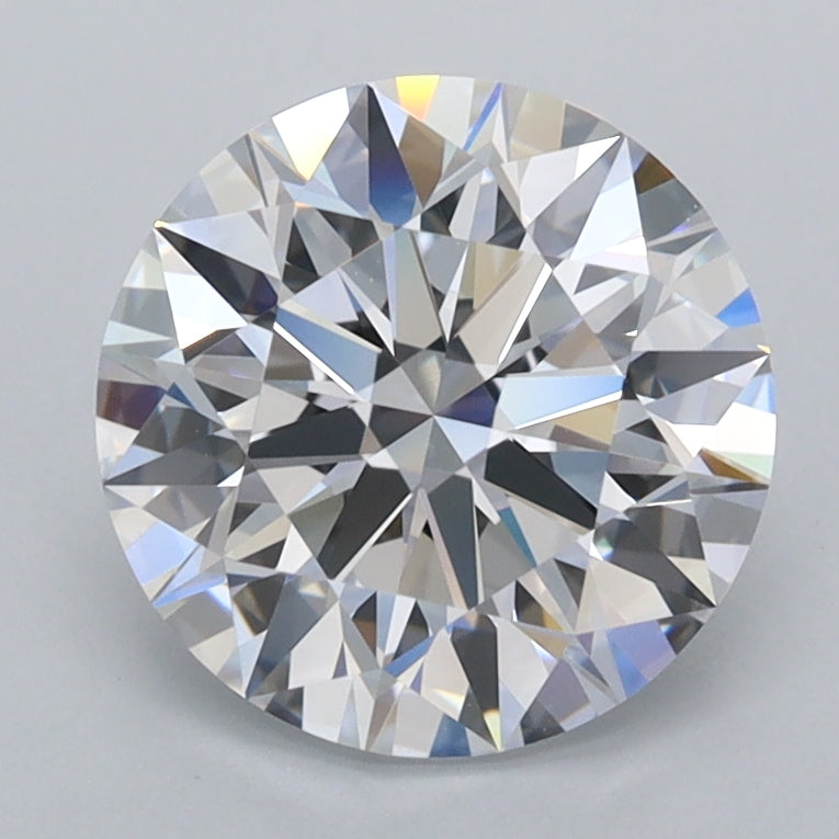 2.25 Carat Round Shaped, Ideal Cut, E Color, FL Clarity, IGI Certified Lab Grown Diamond