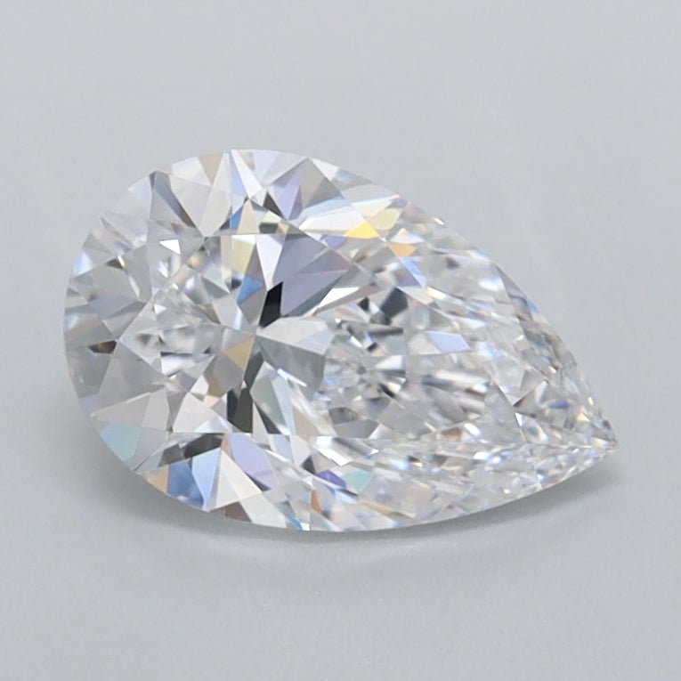 1.02 Carat Pear Shaped, Ideal Cut, D Color, VVS1 Clarity, IGI Certified Lab Grown Diamond