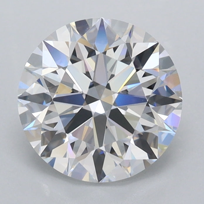 1.91 Carat Round Shaped, Ideal Cut, D Color, FL Clarity, IGI Certified Lab Grown Diamond