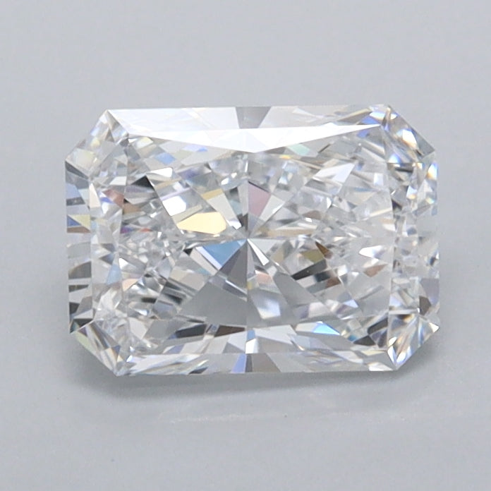 1.04 Carat Radiant Shaped, Ideal Cut, D Color, VVS2 Clarity, IGI Certified Lab Grown Diamond
