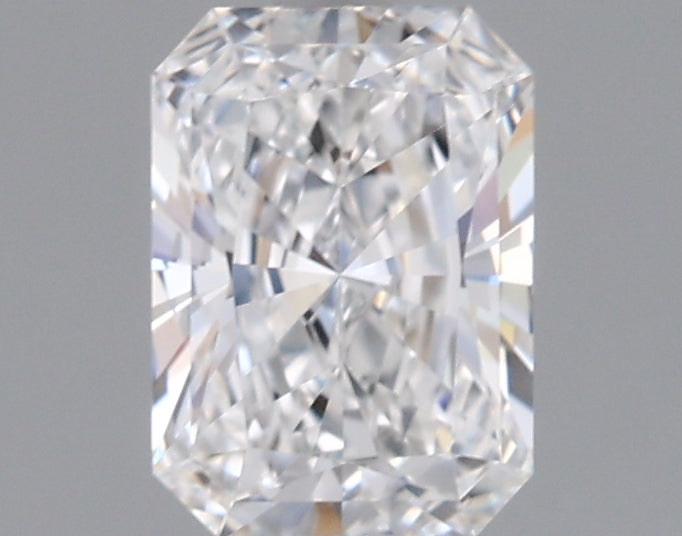 0.89 Carat Radiant Shaped, Ideal Cut, D Color, FL Clarity, IGI Certified Lab Grown Diamond