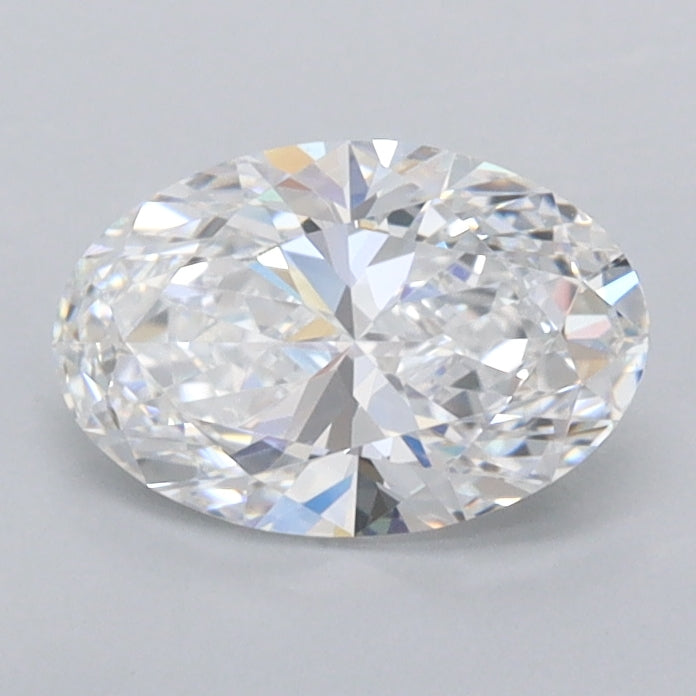 0.94 Carat Oval Shaped, Ideal Cut, D Color, IF Clarity, IGI Certified Lab Grown Diamond