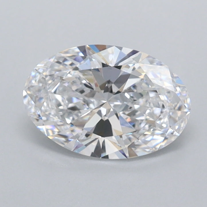 0.83 Carat Oval Shaped, Excellent Cut, D Color, FL Clarity, IGI Certified Lab Grown Diamond