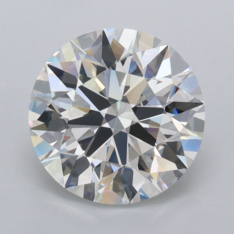 2.15 Carat Round Shaped, Ideal Cut, F Color, FL Clarity, IGI Certified Lab Grown Diamond