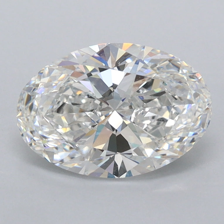 1.34 Carat Oval Shaped, Excellent Cut, E Color, FL Clarity, IGI Certified Lab Grown Diamond