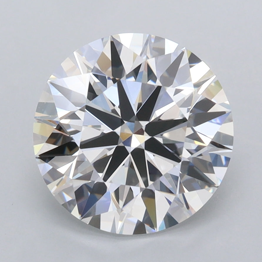 2.93 Carat Round Shaped, Ideal Cut, D Color, FL Clarity, IGI Certified Lab Grown Diamond