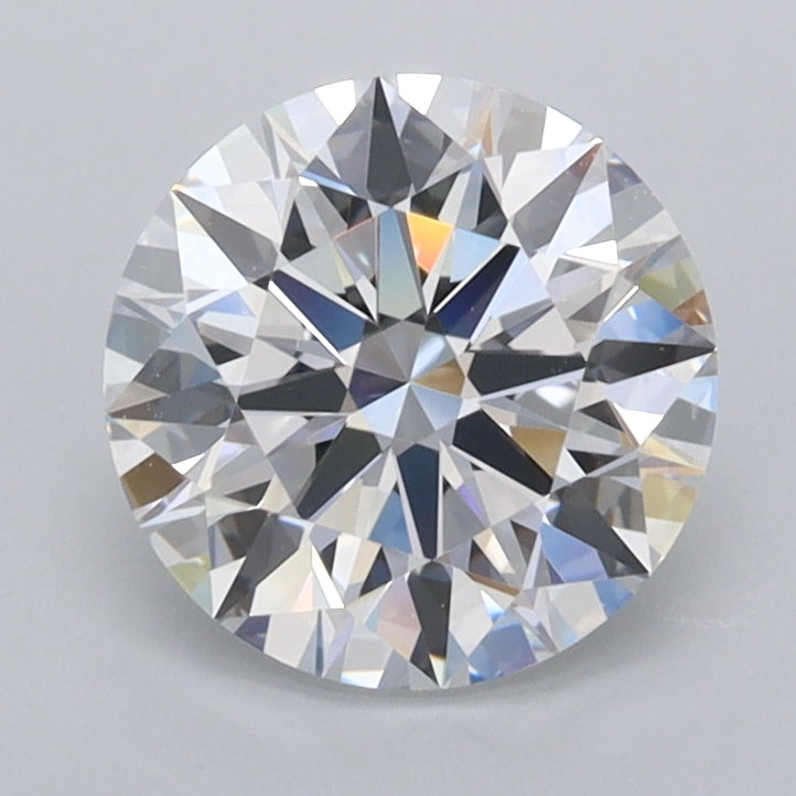 1.64 Carat Round Shaped, Ideal Cut, D Color, FL Clarity, IGI Certified Lab Grown Diamond