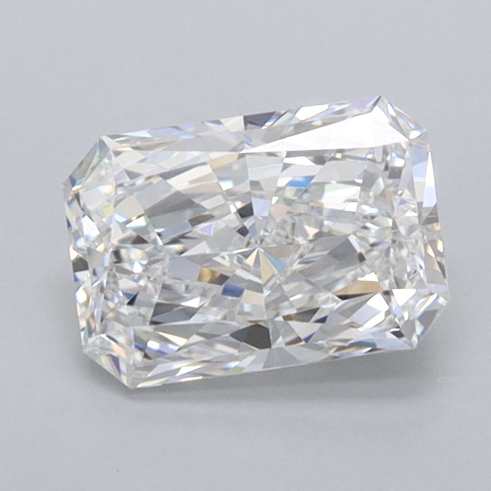 1.00 Carat Radiant Shaped, Ideal Cut, D Color, FL Clarity, IGI Certified Lab Grown Diamond