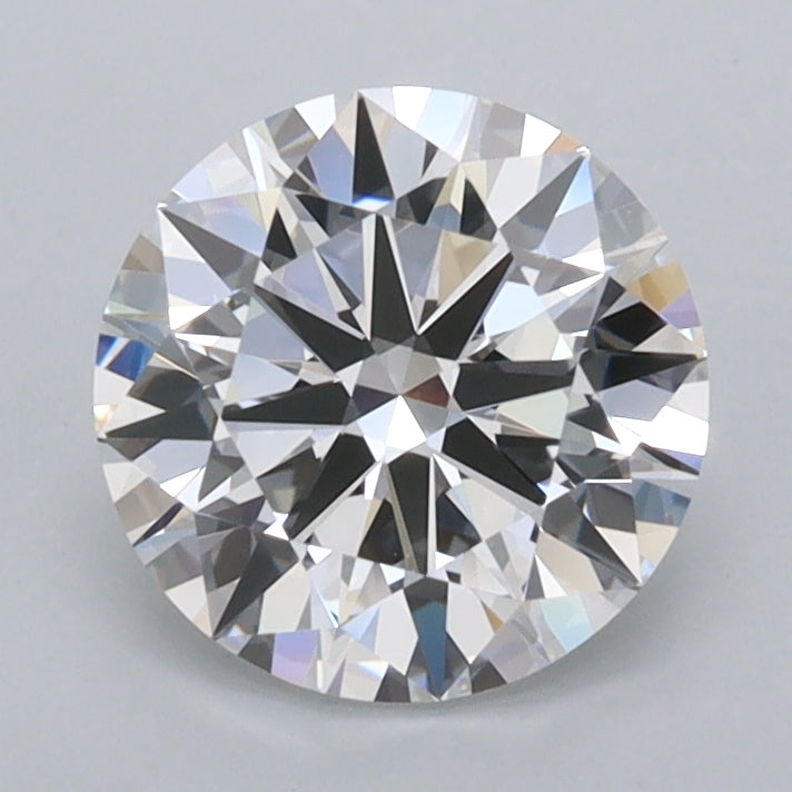 1.55 Carat Round Shaped, Ideal Cut, D Color, FL Clarity, IGI Certified Lab Grown Diamond