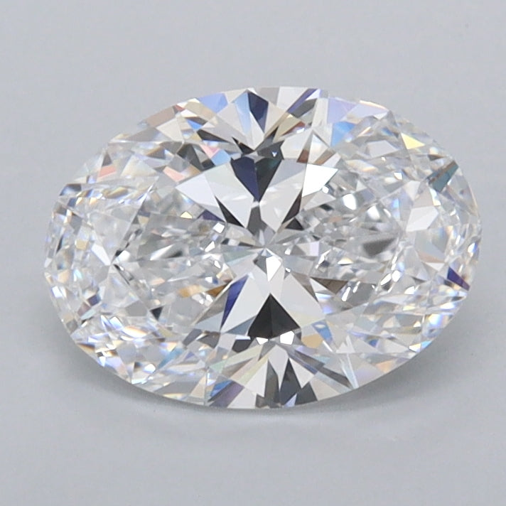 1.15 Carat Oval Shaped, Ideal Cut, D Color, FL Clarity, IGI Certified Lab Grown Diamond