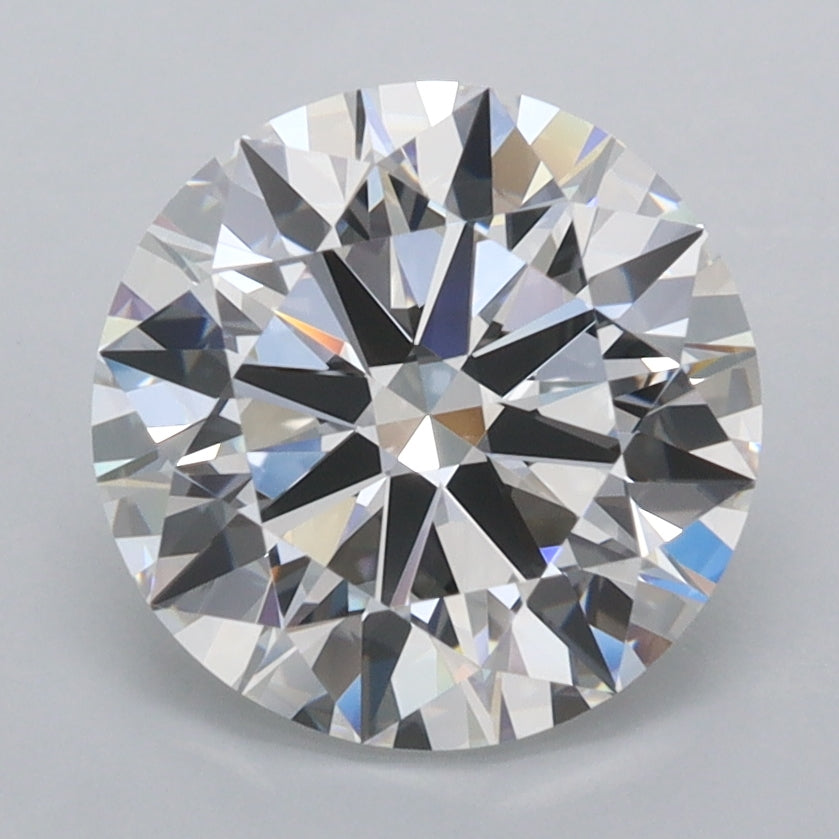 2.78 Carat Round Shaped, Ideal Cut, E Color, FL Clarity, IGI Certified Lab Grown Diamond