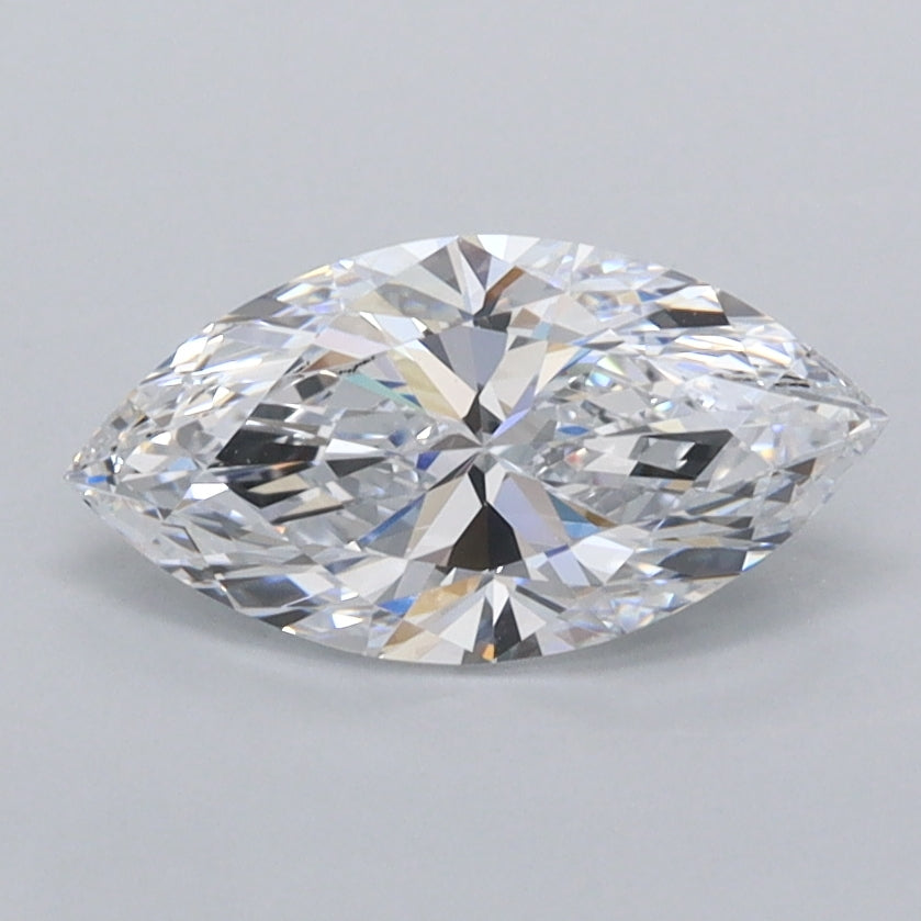 1.01 Carat Marquise Shaped, Ideal Cut, D Color, FL Clarity, IGI Certified Lab Grown Diamond