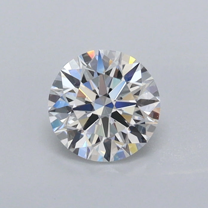 0.51 Carat Round Shaped, Ideal Cut, D Color, FL Clarity, IGI Certified Lab Grown Diamond