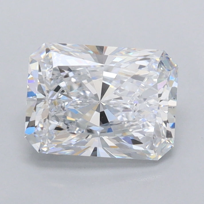 1.20 Carat Radiant Shaped, Ideal Cut, D Color, FL Clarity, IGI Certified Lab Grown Diamond