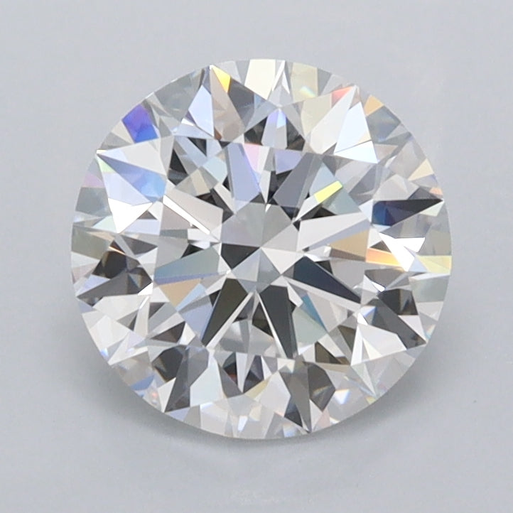 1.46 Carat Round Shaped, Ideal Cut, D Color, FL Clarity, IGI Certified Lab Grown Diamond