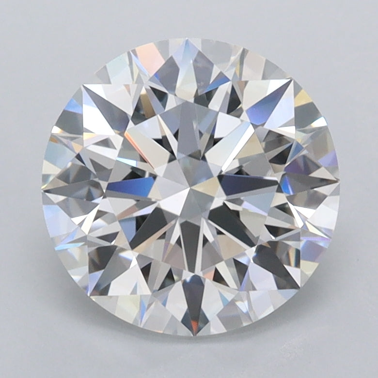 2.18 Carat Round Shaped, Ideal Cut, D Color, FL Clarity, IGI Certified Lab Grown Diamond