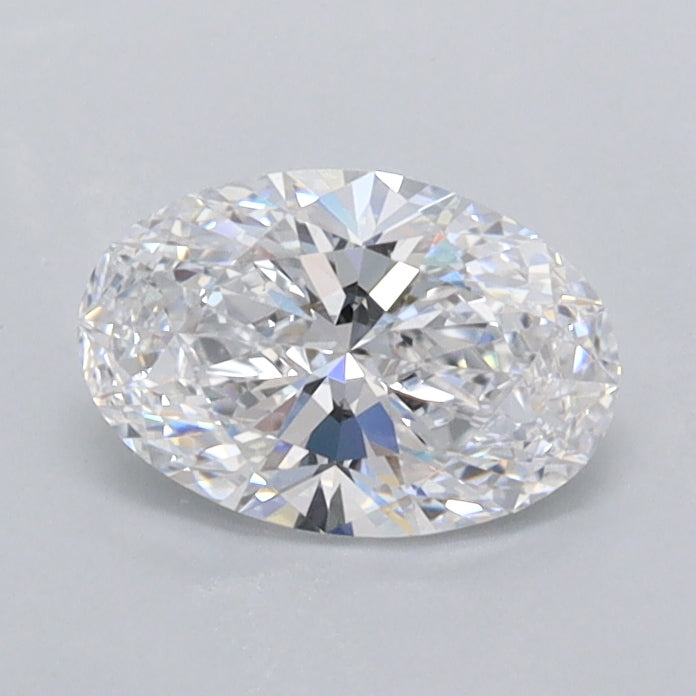 0.71 Carat Oval Shaped, Ideal Cut, D Color, FL Clarity, IGI Certified Lab Grown Diamond