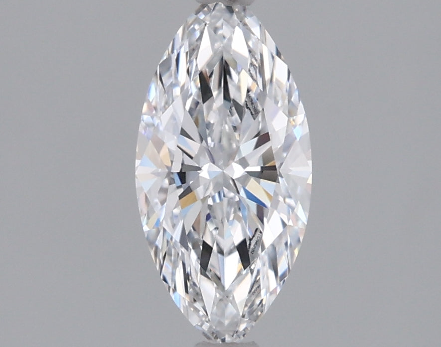 0.89 Carat Marquise Shaped, Ideal Cut, D Color, VVS1 Clarity, IGI Certified Lab Grown Diamond