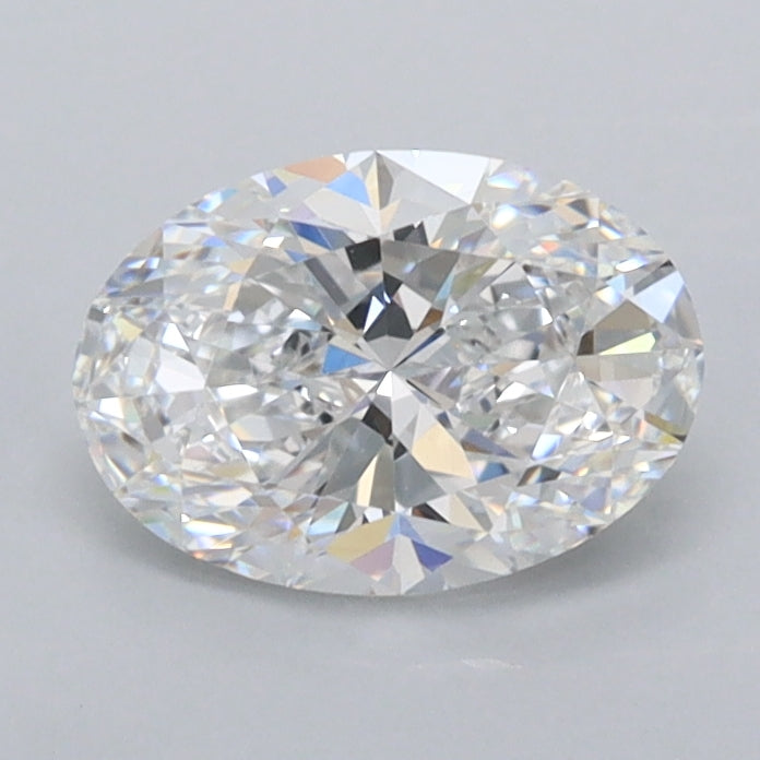 1.02 Carat Oval Shaped, Excellent Cut, D Color, FL Clarity, IGI Certified Lab Grown Diamond