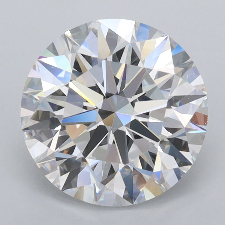 2.49 Carat Round Shaped, Ideal Cut, D Color, FL Clarity, IGI Certified Lab Grown Diamond