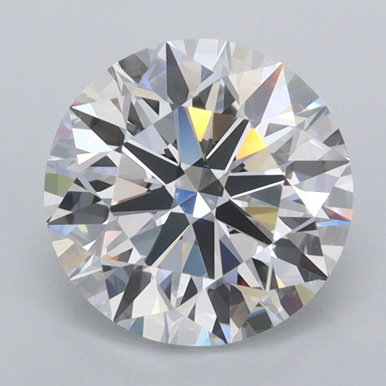 2.19 Carat Round Shaped, Ideal Cut, D Color, FL Clarity, IGI Certified Lab Grown Diamond
