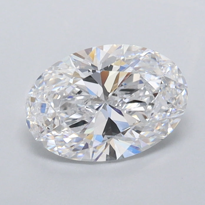 0.82 Carat Oval Shaped, Ideal Cut, D Color, FL Clarity, IGI Certified Lab Grown Diamond