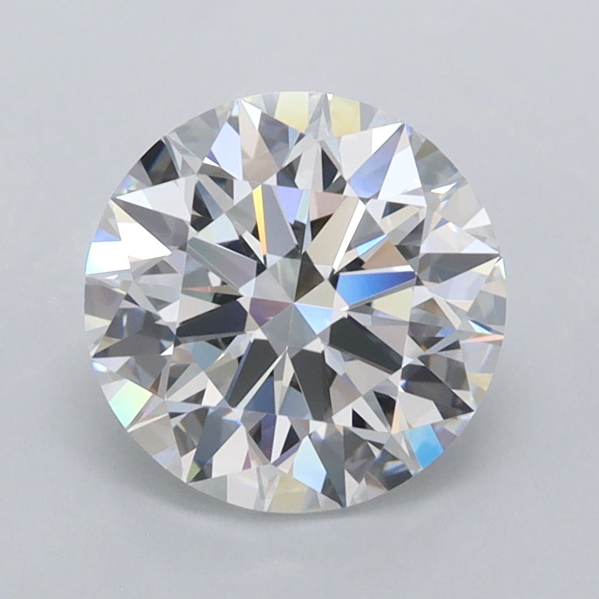 1.95 Carat Round Shaped, Ideal Cut, D Color, FL Clarity, IGI Certified Lab Grown Diamond
