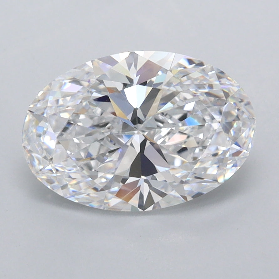 1.96 Carat Oval Shaped, Ideal Cut, D Color, FL Clarity, IGI Certified Lab Grown Diamond