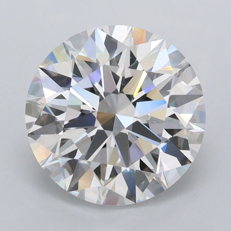 2.38 Carat Round Shaped, Excellent Cut, D Color, FL Clarity, IGI Certified Lab Grown Diamond