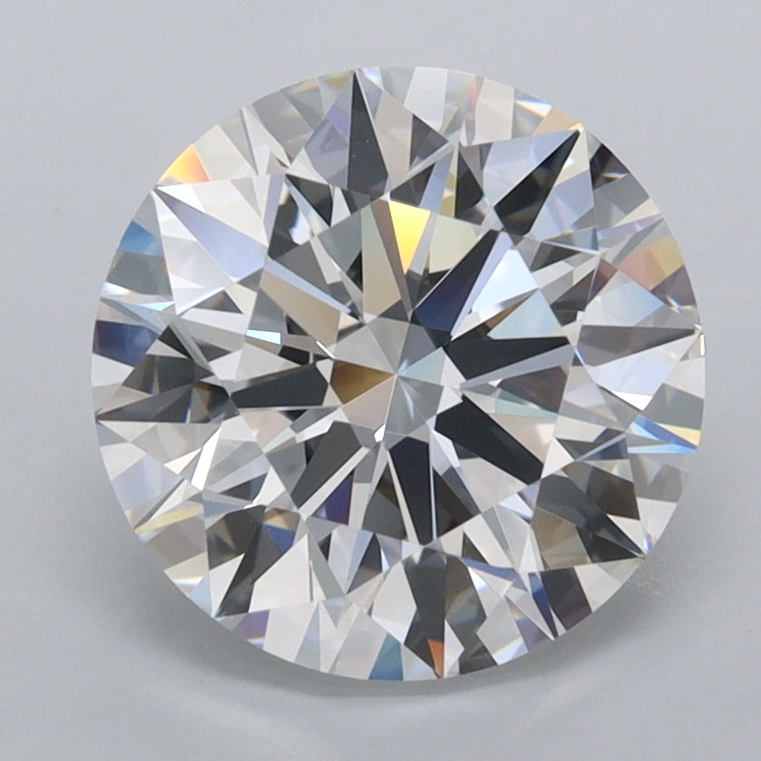 2.90 Carat Round Shaped, Ideal Cut, D Color, FL Clarity, IGI Certified Lab Grown Diamond