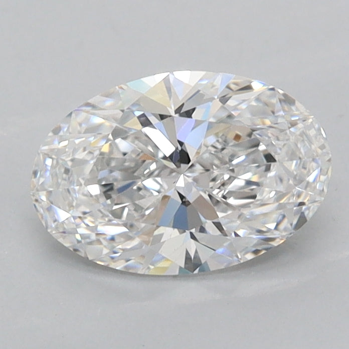 0.98 Carat Oval Shaped, Ideal Cut, D Color, IF Clarity, IGI Certified Lab Grown Diamond