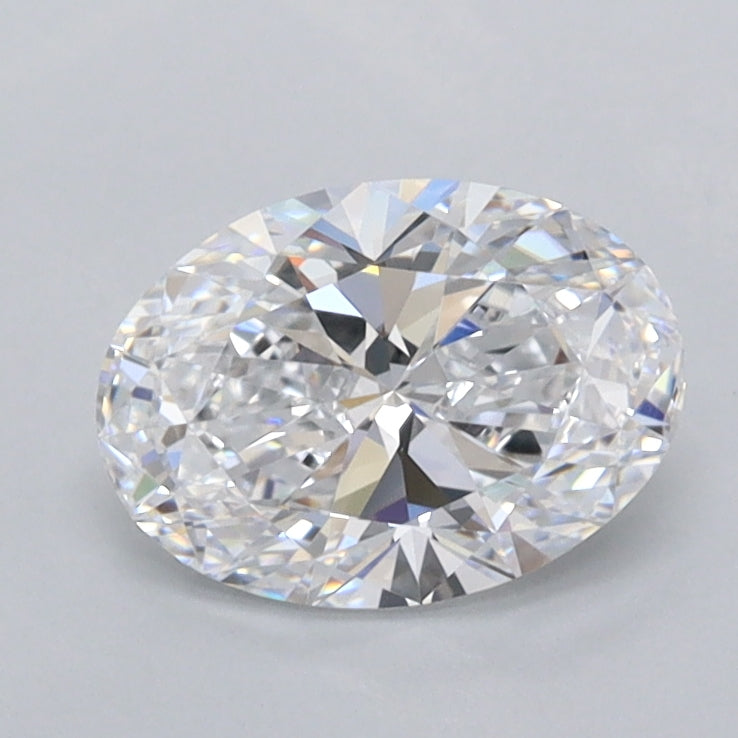1.04 Carat Oval Shaped, Ideal Cut, D Color, FL Clarity, IGI Certified Lab Grown Diamond