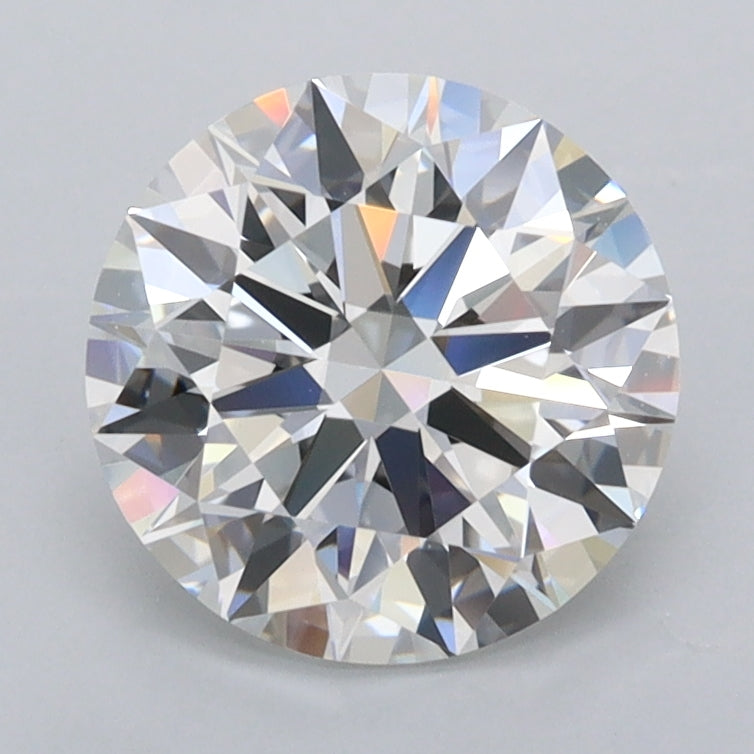 1.96 Carat Round Shaped, Ideal Cut, E Color, FL Clarity, IGI Certified Lab Grown Diamond