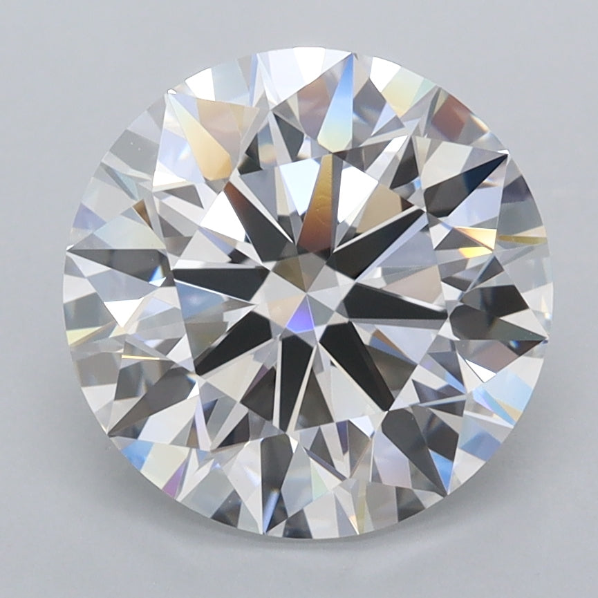3.32 Carat Round Shaped, Ideal Cut, D Color, FL Clarity, IGI Certified Lab Grown Diamond