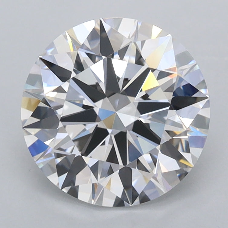 2.24 Carat Round Shaped, Ideal Cut, D Color, FL Clarity, IGI Certified Lab Grown Diamond