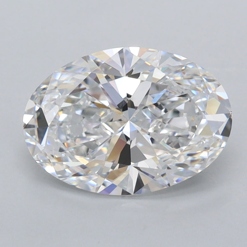 1.96 Carat Oval Shaped, Ideal Cut, D Color, FL Clarity, IGI Certified Lab Grown Diamond