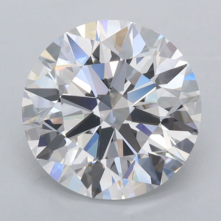 2.31 Carat Round Shaped, Ideal Cut, D Color, FL Clarity, IGI Certified Lab Grown Diamond