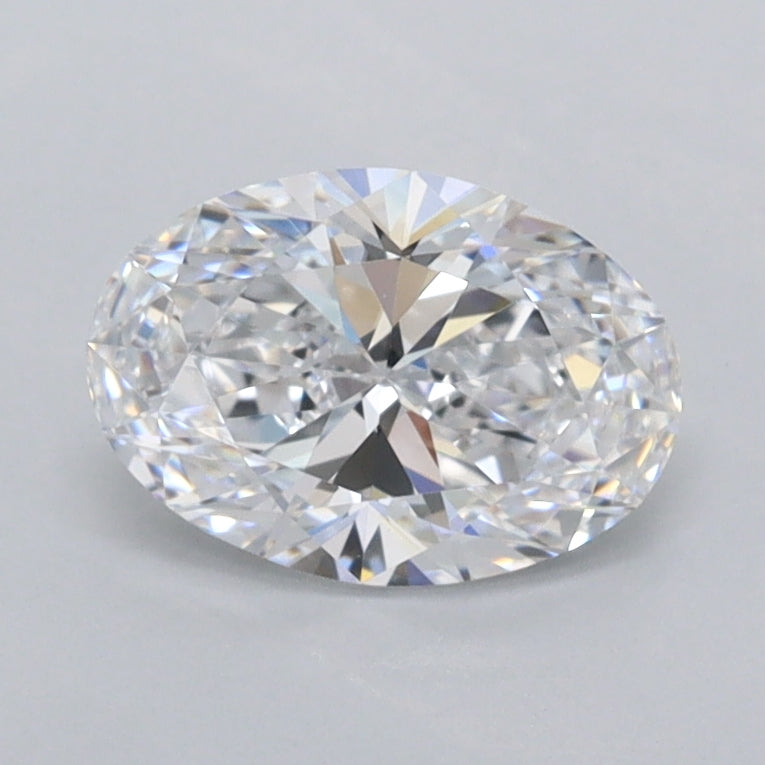 1.00 Carat Oval Shaped, Ideal Cut, D Color, FL Clarity, IGI Certified Lab Grown Diamond