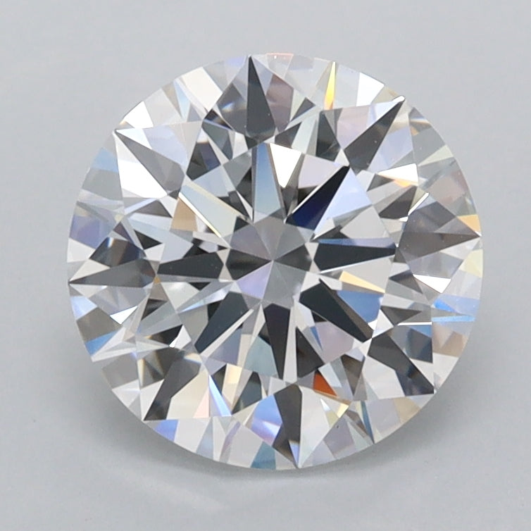 1.90 Carat Round Shaped, Ideal Cut, D Color, FL Clarity, IGI Certified Lab Grown Diamond