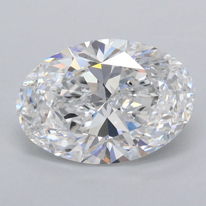 1.01 Carat Oval Shaped, Ideal Cut, D Color, FL Clarity, IGI Certified Lab Grown Diamond