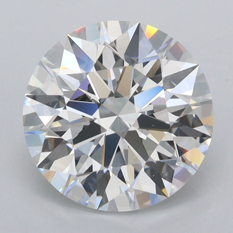 2.28 Carat Round Shaped, Ideal Cut, E Color, FL Clarity, IGI Certified Lab Grown Diamond