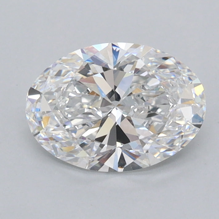 0.98 Carat Oval Shaped, Ideal Cut, D Color, IF Clarity, IGI Certified Lab Grown Diamond