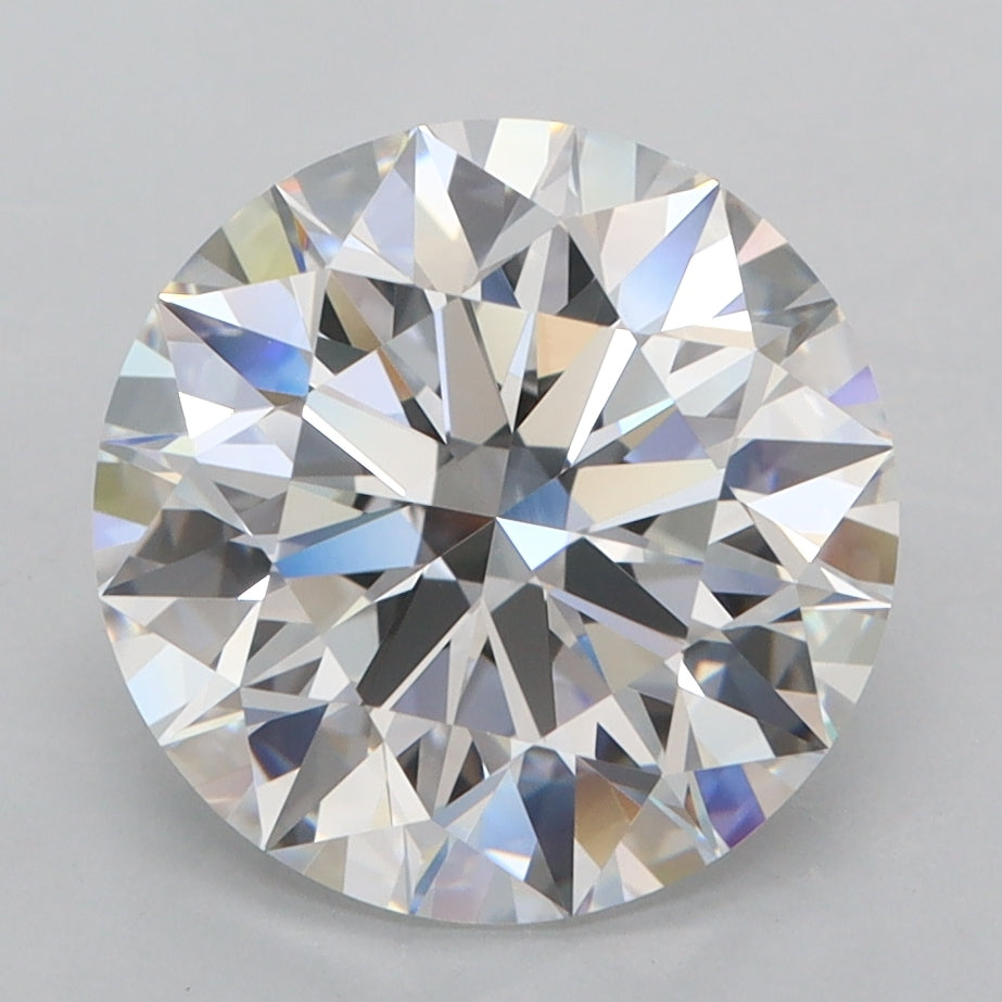 3.80 Carat Round Shaped, Ideal Cut, D Color, FL Clarity, IGI Certified Lab Grown Diamond