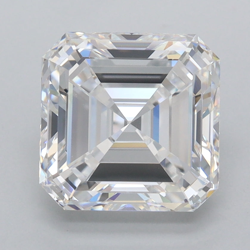 2.99 Carat Asscher Shaped, Excellent Cut, D Color, FL Clarity, IGI Certified Lab Grown Diamond