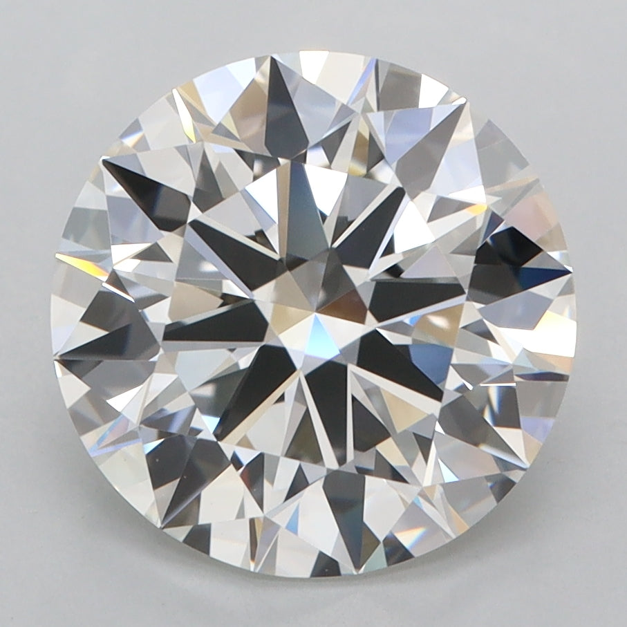 4.01 Carat Round Shaped, Ideal Cut, F Color, FL Clarity, IGI Certified Lab Grown Diamond
